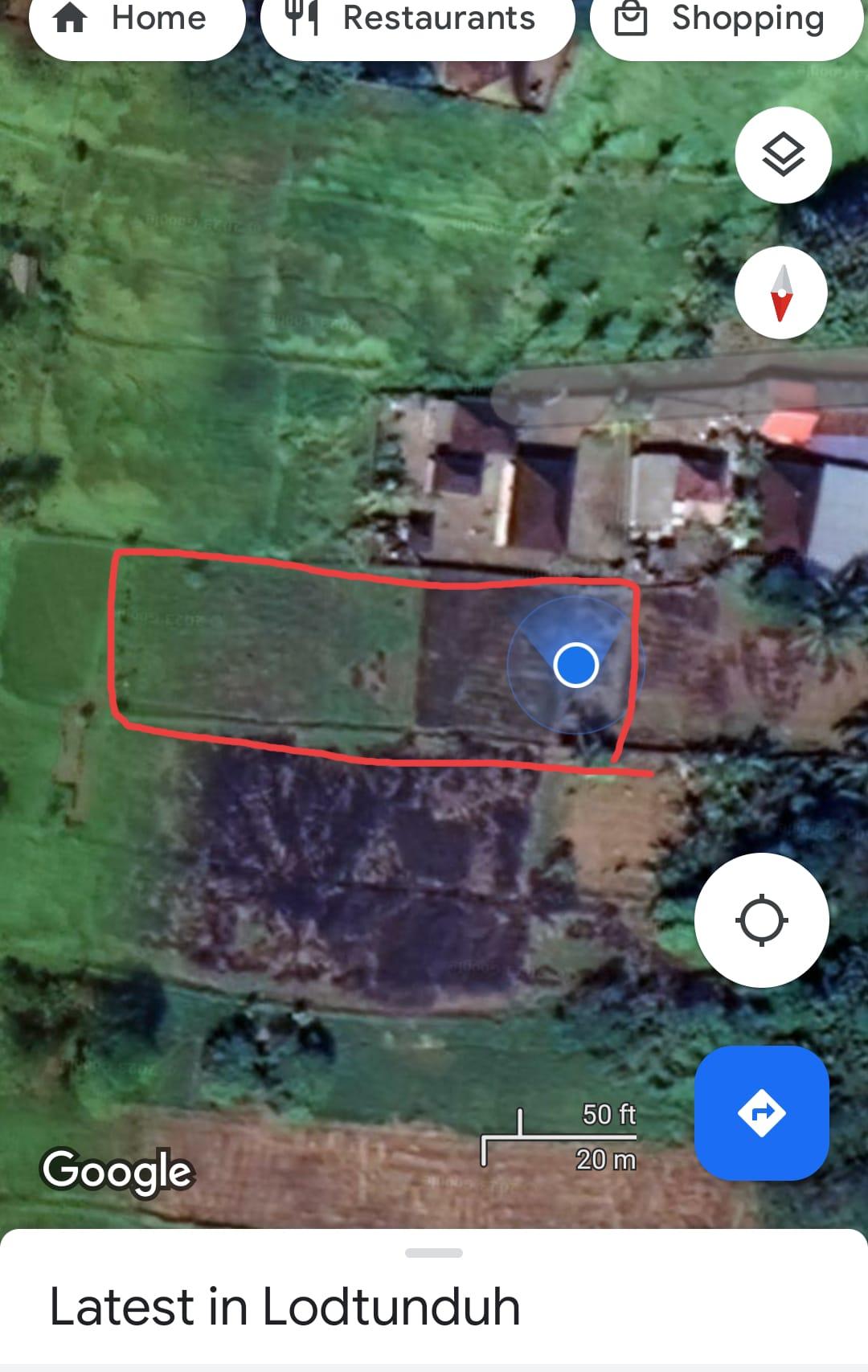 900m2 of Land for Sale Near Ubud